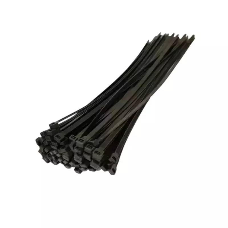 NBR Self-Locking Cable Ties Nylon Black 450x8 mm, CTN001.12 (Pack of 50 Pcs)
