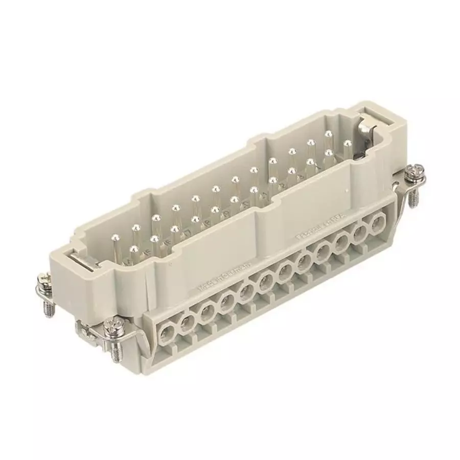 Harting Han E Screw Terminal Male Insert 24 Pin 16 A 500 V, 09330242601