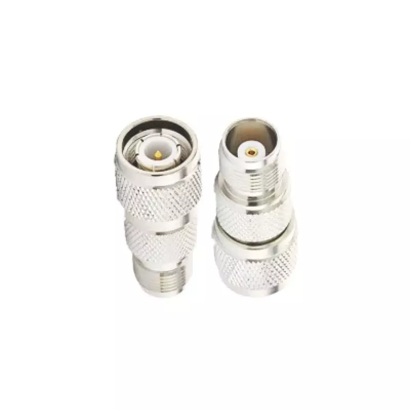 GENERIC TNC Male to TNC Female Straight RF Connector Adapter Pure Copper 50 Ω Impedance, TA072-1 (Pack of 2 Pcs)
