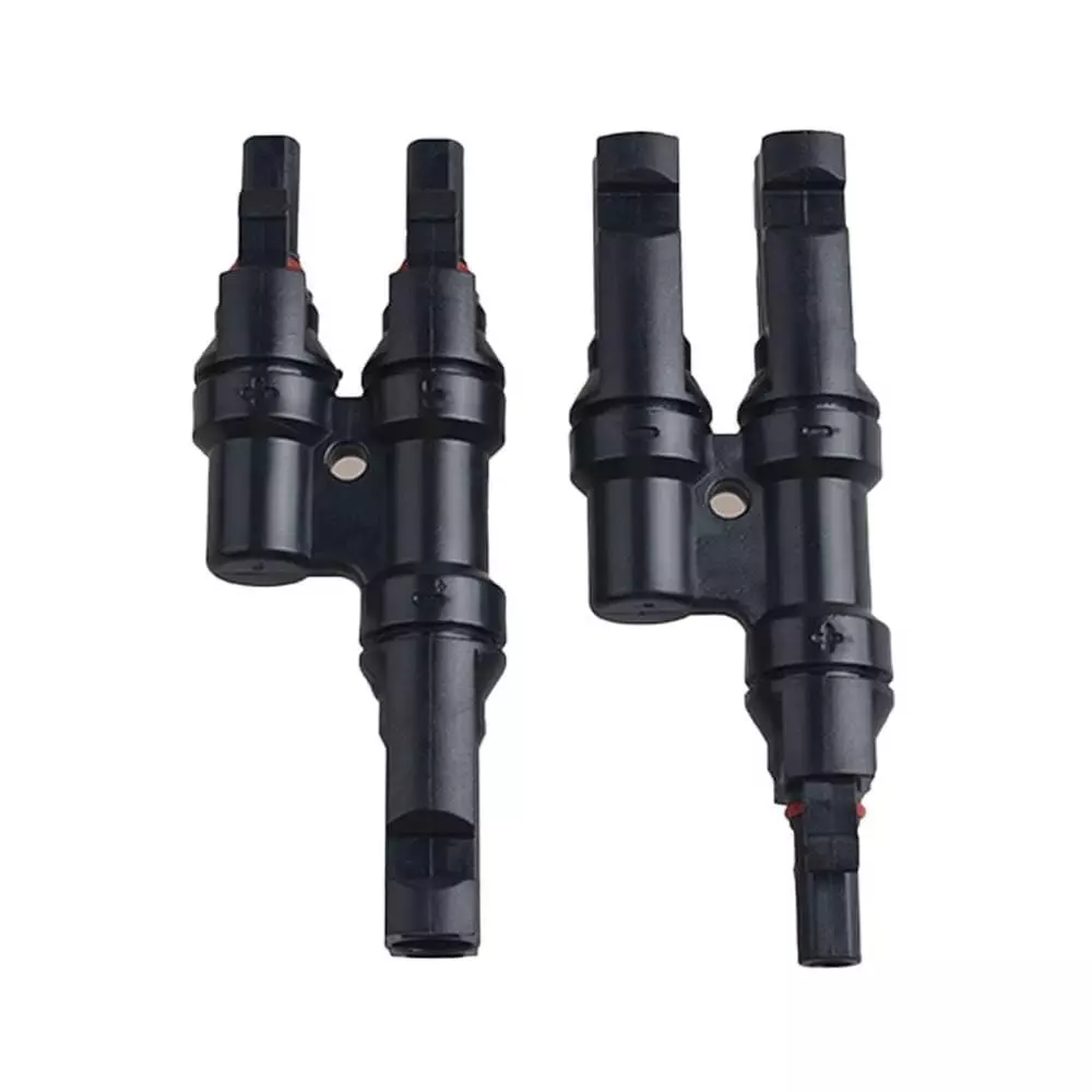 GENERIC 2-in-1 MC4 Branch Solar Connector for RG-142/RG-172/RG-142/RG-55/RG-223 Coaxial Cable, RC061