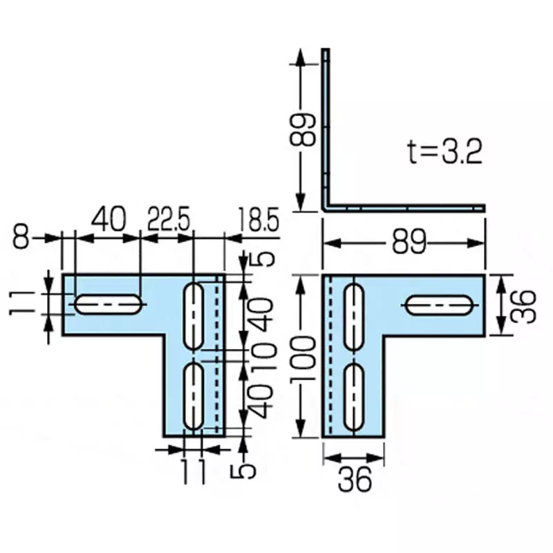 kameda-denki-multi-angle-connector-l-40-suitable-wire-l-40-applicable-bracket-un-40tl-zn