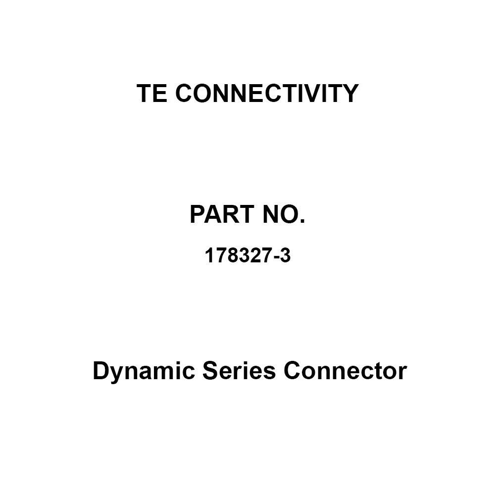 TE CONNECTIVITY Dynamic Series Connector 16 Pole, 178327-3 (Pack of 12)