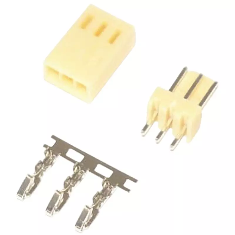 GB Connector AC/DC250V-2.5 A Rating 2.54 mm Cell Spacing 3 poles No. of Pin, ZL2542-3PS