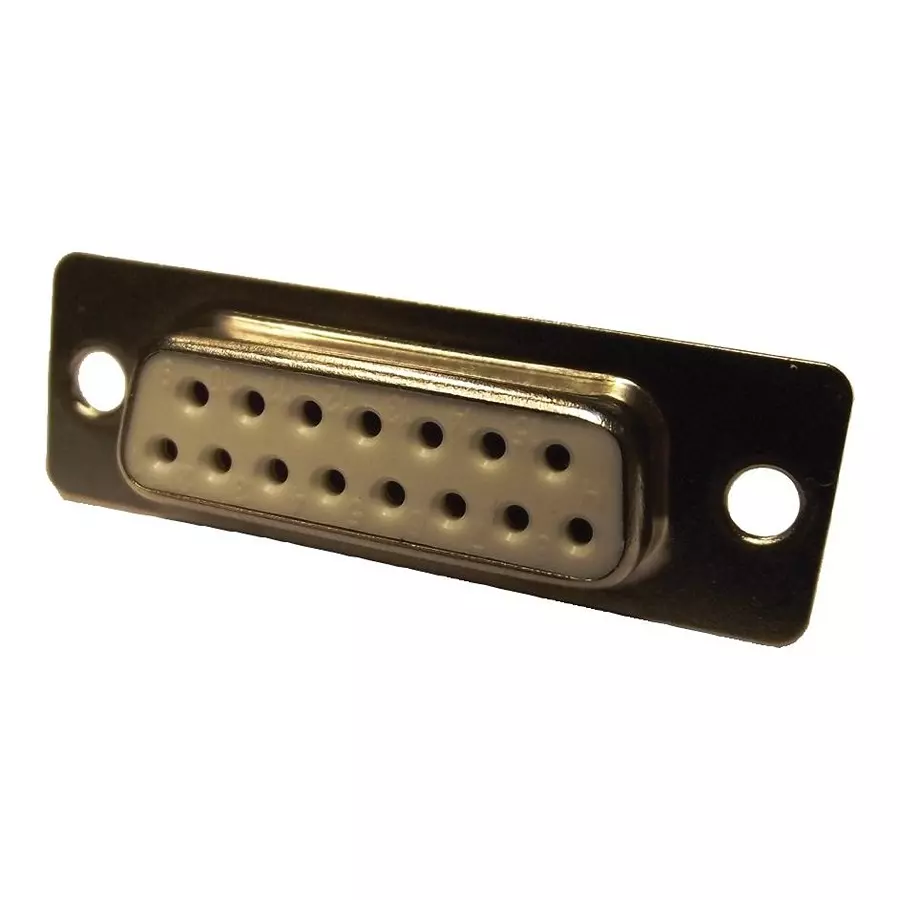 MULTICOMP PRO D Sub Connectors CONNECTOR, D SUB, RECPT, SOLDER, 15WAY, 5501-15SA-02-F1 (Pack of 5)