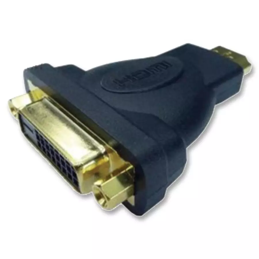 MULTICOMP PRO DVI to HDMI Audio Video Adapters ADAPTER, HDMI PLUG TO DVI-D RECEPTACLE,, 1901117