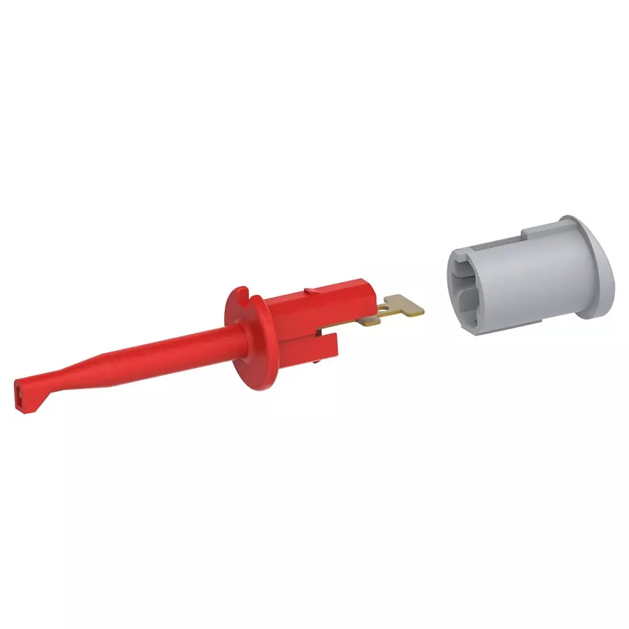 MULTICOMP PRO Test Probes - Lead End Connectors TEST PROBE CONN, HOOK, 6A, 70V, RED, 72-14338