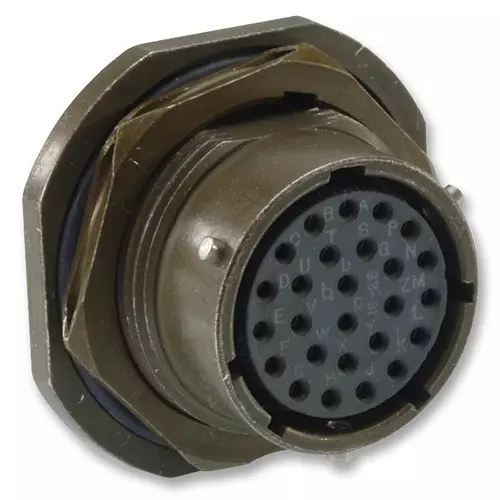 ITT CANNON Circular MIL Spec Equivalent Connectors CONNECTOR, CIRCULAR, SIZE 16, 8WAY, KPT07E16-8PW
