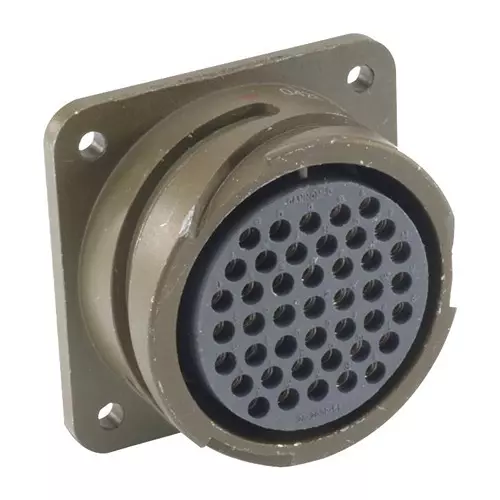 ITT CANNON Circular MIL Spec Equivalent Connectors CIRCULAR, SIZE 18, 6 WAY SKT, CA3108E18-12SF80A206