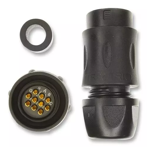 SOURIAU-SUNBANK / EATON PLUG, HISEAL, SIZE12, 10WAY, SKT, UTS6JC12E10S