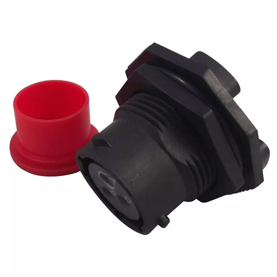 SOURIAU-SUNBANK / EATON CIRCULAR, RECEPTACLE, 3 WAY, JAM NUT, UTS712E3S