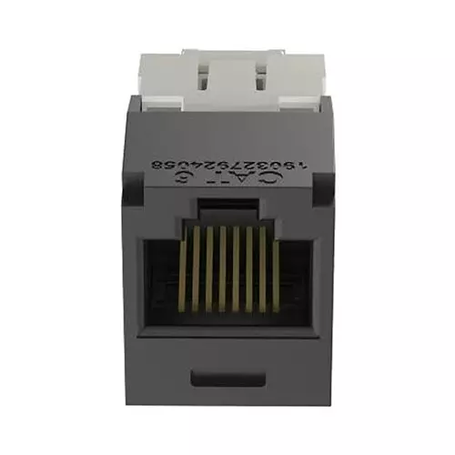 PANDUIT Modular & Ethernet Connectors RJ45 CONN, JACK, 8P8C, 1PORT, BLACK, CJ688TGBL-24 (Pack of 24)
