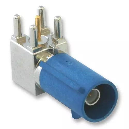 AMPHENOL RF RF Connectors RF COAXIAL, SMB, RIGHT ANGLE PLUG, 50OHM, FA1-NCRP-PCB-10