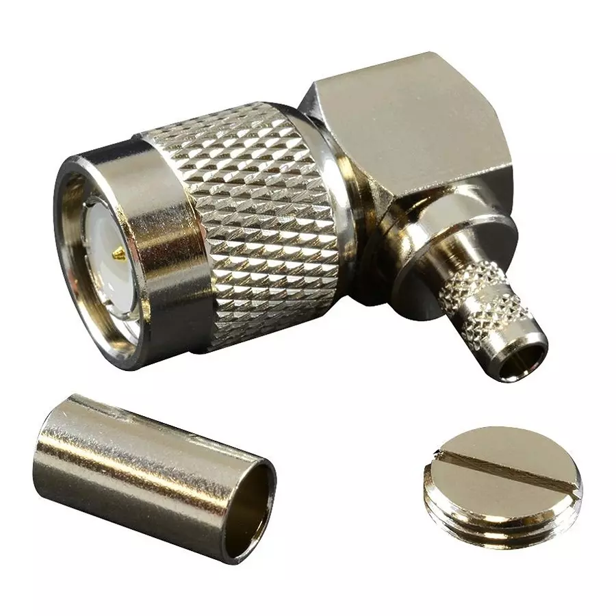 AMPHENOL RF RF Connectors RF CONNECTOR, TNC, R/A PLUG, CABLE, 122140