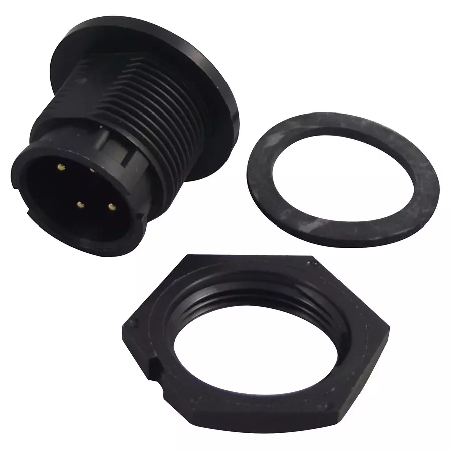 SWITCHCRAFT/CONXALL Circular Connector Plug, Size 20, 4 Position, Panel, 7282-4PG-300