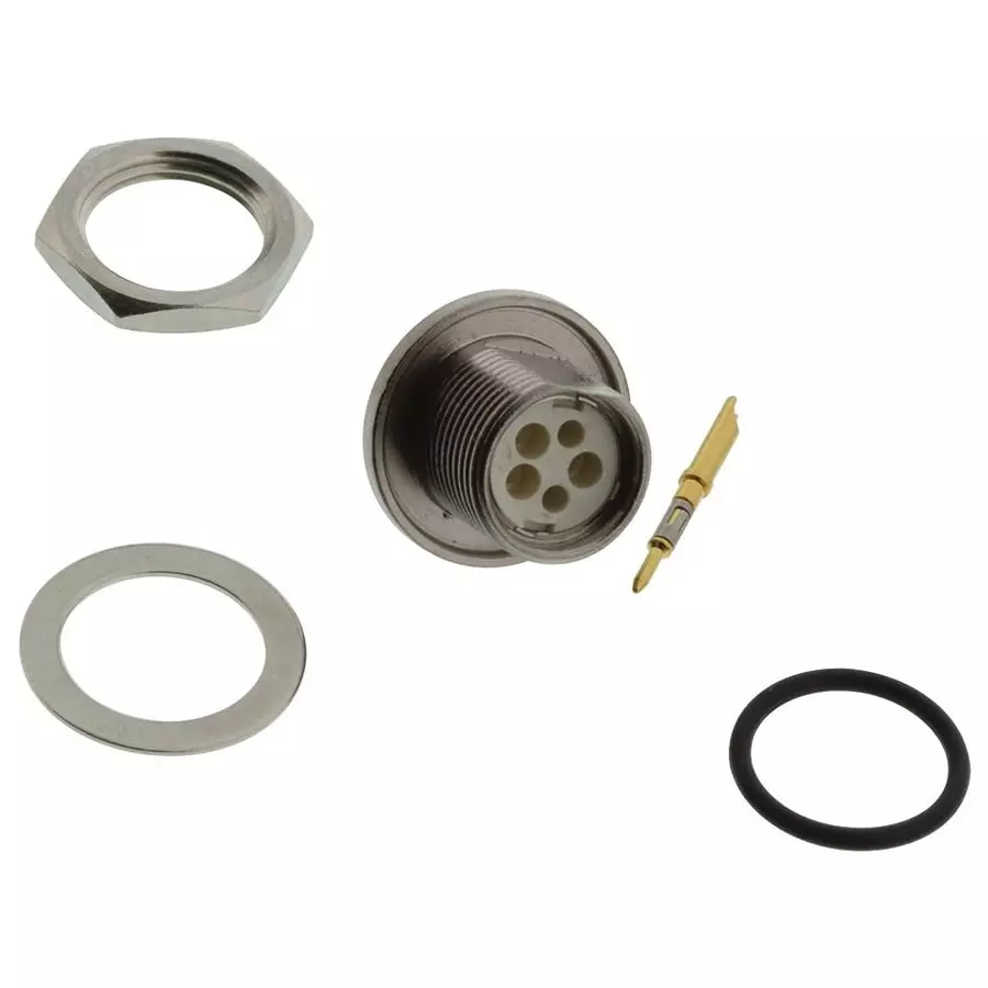 SWITCHCRAFT/CONXALL Circular Conn, Receptacle, 4Pos, Panel, TS2P4M20