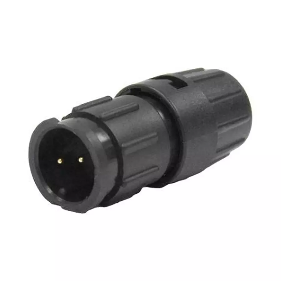 SWITCHCRAFT/CONXALL Circular Conn, Plug, 2Pos, Crimp, W8280-2PG-P-3DC