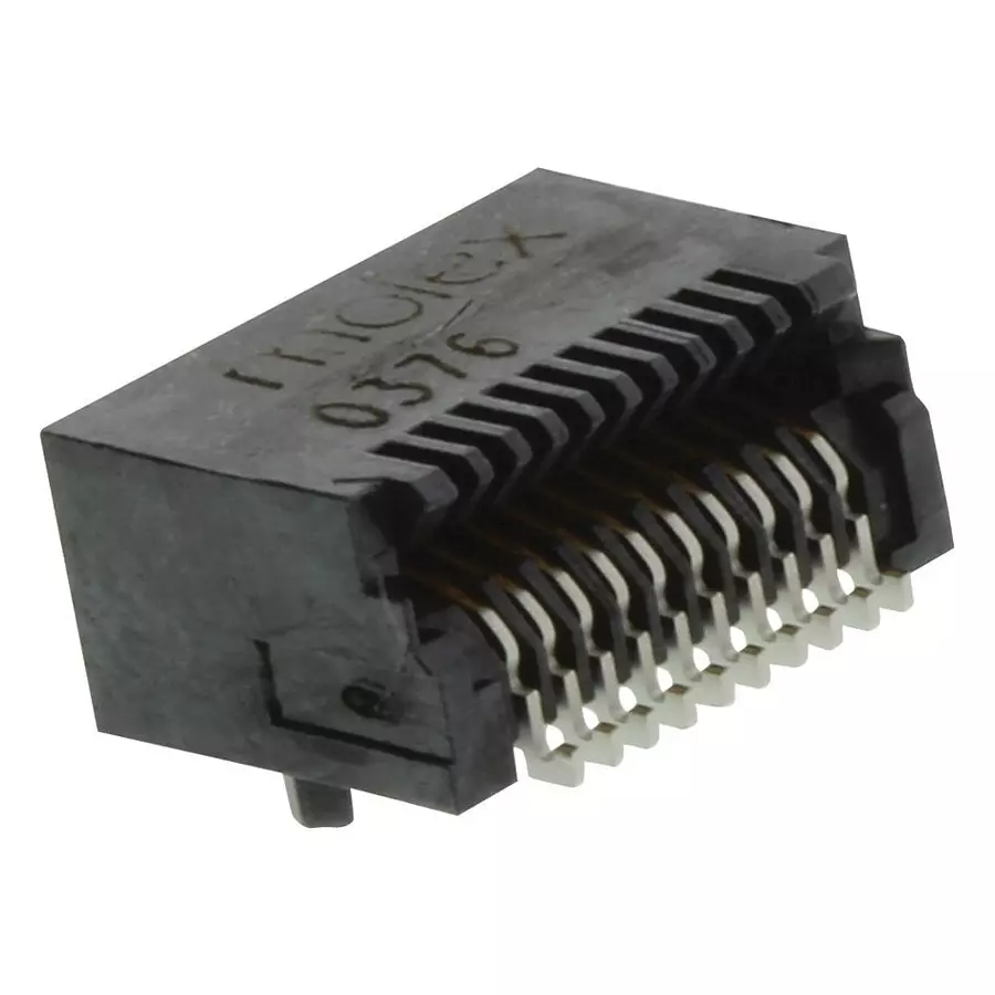 MOLEX Pluggable I/O Connectors CONNECTOR, SFP+, RCPT, 20POS, SMT 74441-0001