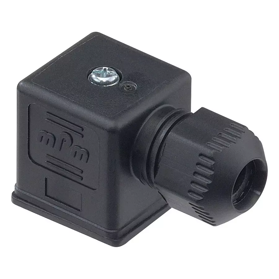 MOLEX Circular DIN Valve Connectors DIN VALVE CONN, RCPT, 3POS, CABLE 121201-0004