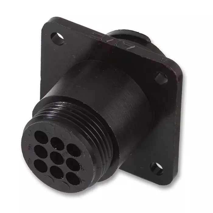AMP - TE CONNECTIVITY CIRCULAR CONNECTOR RECEPTACLE SIZE 23, 19 POSITION, PANEL, 211771-1