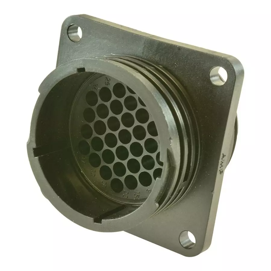 AMP - TE CONNECTIVITY CIRCULAR CONNECTOR, RECEPTACLE, 37 POSITION, PANEL, 213860-1