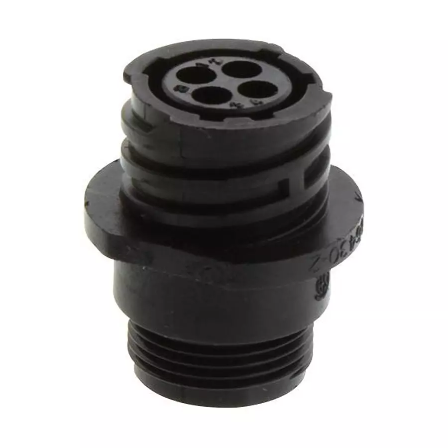AMP - TE CONNECTIVITY CIRCULAR, RECEPTACLE, 4 WAY, CABLE, 206430-2