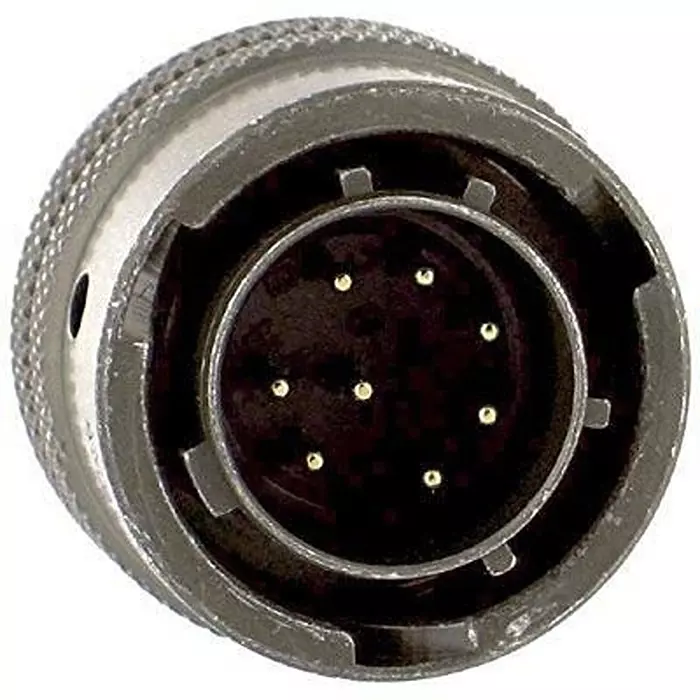 AMPHENOL INDUSTRIAL CIRCULAR CONNECTOR PLUG, SIZE 12, 8POS, CABLE, PT06E-12-8P