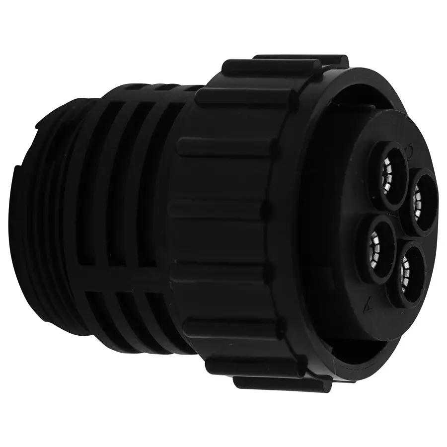 AMPHENOL INDUSTRIAL CIRCULAR CONN, PLUG, 4POS, CRIMP, APC06-18-4S