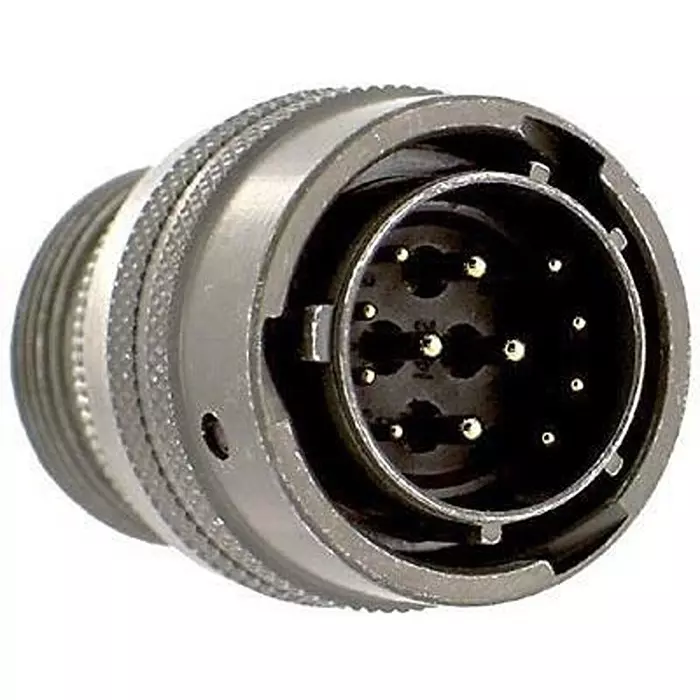 AMPHENOL INDUSTRIAL CIRCULAR CONNECTOR PLUG SIZE 14, 12 POSITION, CABLE, PT06A14-12P.
