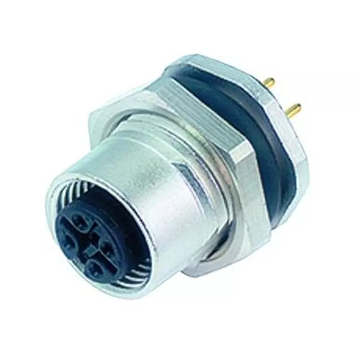 BINDER SENSOR CONN, RCPT, 5POS, M12, PANEL, 86-0532-1000-00008