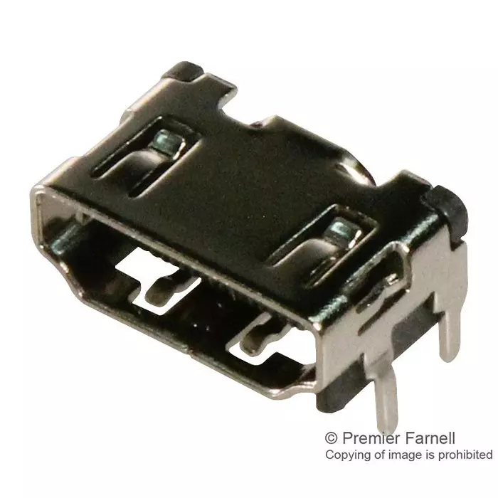 AMPHENOL COMMUNICATIONS SOLUTIONS CONNECTOR, HDMI, 19POS, RCPT, SMT, 10029449-111RLF