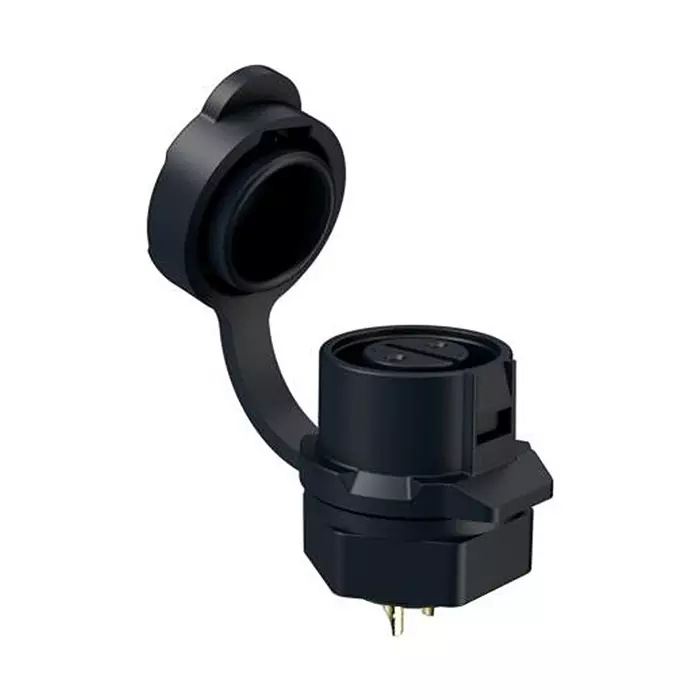 AMPHENOL COMMUNICATIONS SOLUTIONS CIRCULAR CONN, RCPT, 2POS, SOLDER, MRDAH02L13000