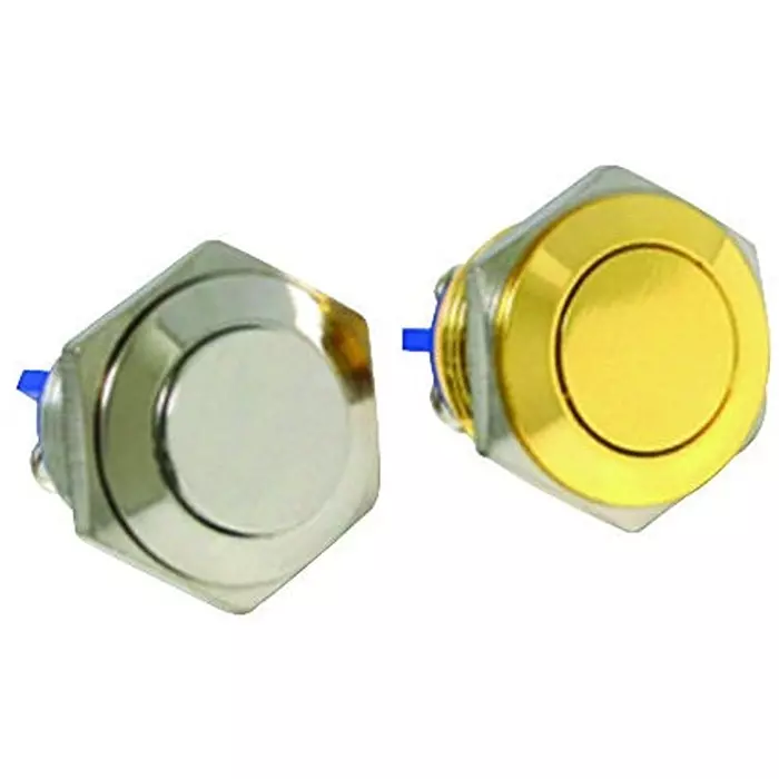 E-SWITCH ANTI-VADAL PUSHBUTTON SWITCH, SPDT, 2A, 48VDC, PV2H640SS.