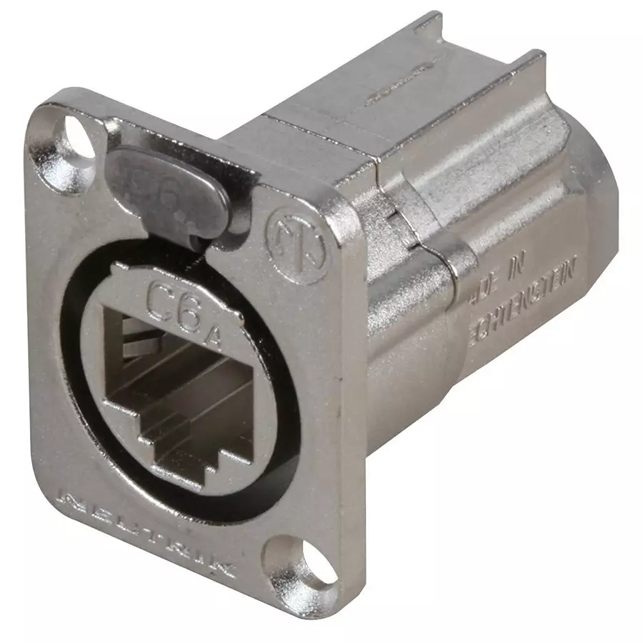 NEUTRIK CONNECTOR, RJ45, JACK, 8P8C, CAT6A, NE8FDX-Y6