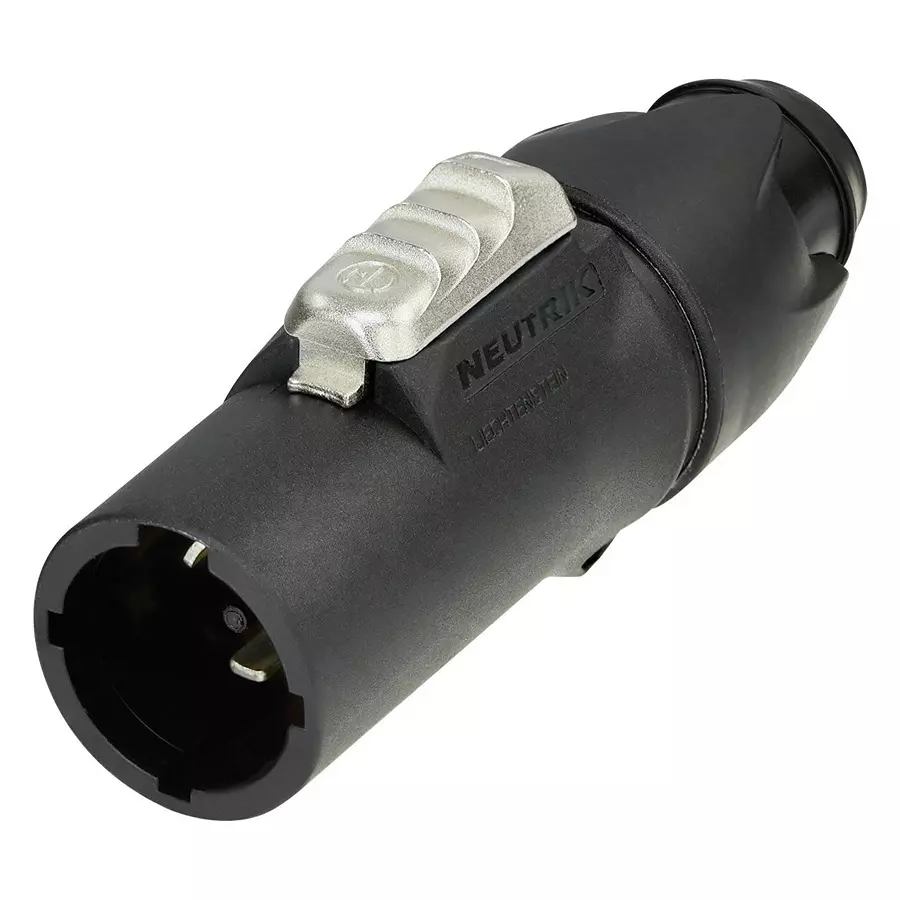 NEUTRIK MAINS CABLE CONNECTOR INLET CBC TOP, NAC3MX-W-TOP