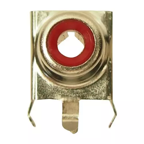 CLIFF ELECTRONIC COMPONENTS RCA CONNECTOR, JACK, 1POS, 8.3MM, RED, FC68391