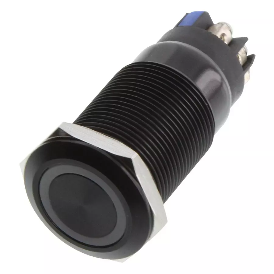 ARCOLECTRIC (BULGIN LIMITED) ANTI VANDAL SW, SPDT, 5A, 24V/125V, BLU, MPI005RTELABL12
