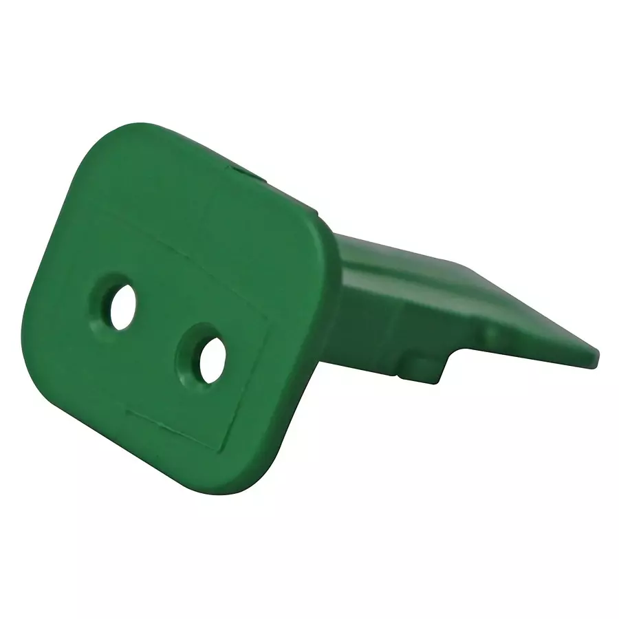 DEUTSCH - TE CONNECTIVITY WEDGELOCK, FOR DT PLUGS, GREEN, 2WAY, W2S-P012 (Pack of 100)