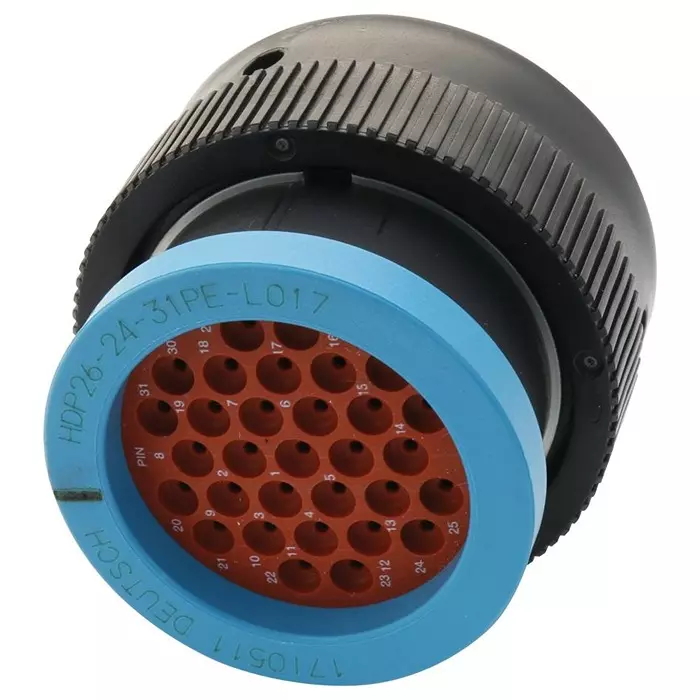 DEUTSCH - TE CONNECTIVITY PLUG, HDP, 31 WAY, PIN, HDP26-24-31PE-L017