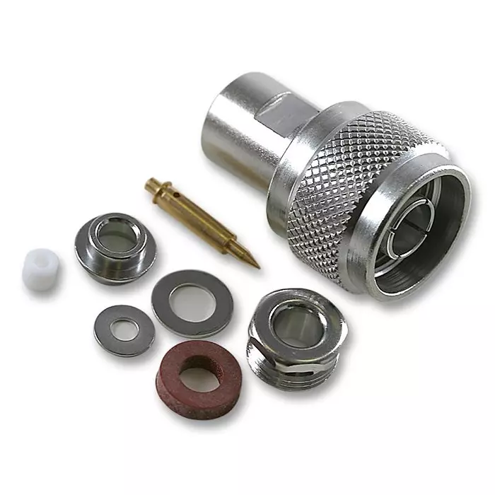 RADIALL RF COAXIAL, N, STRAIGHT PLUG, 50OHM, R161022000