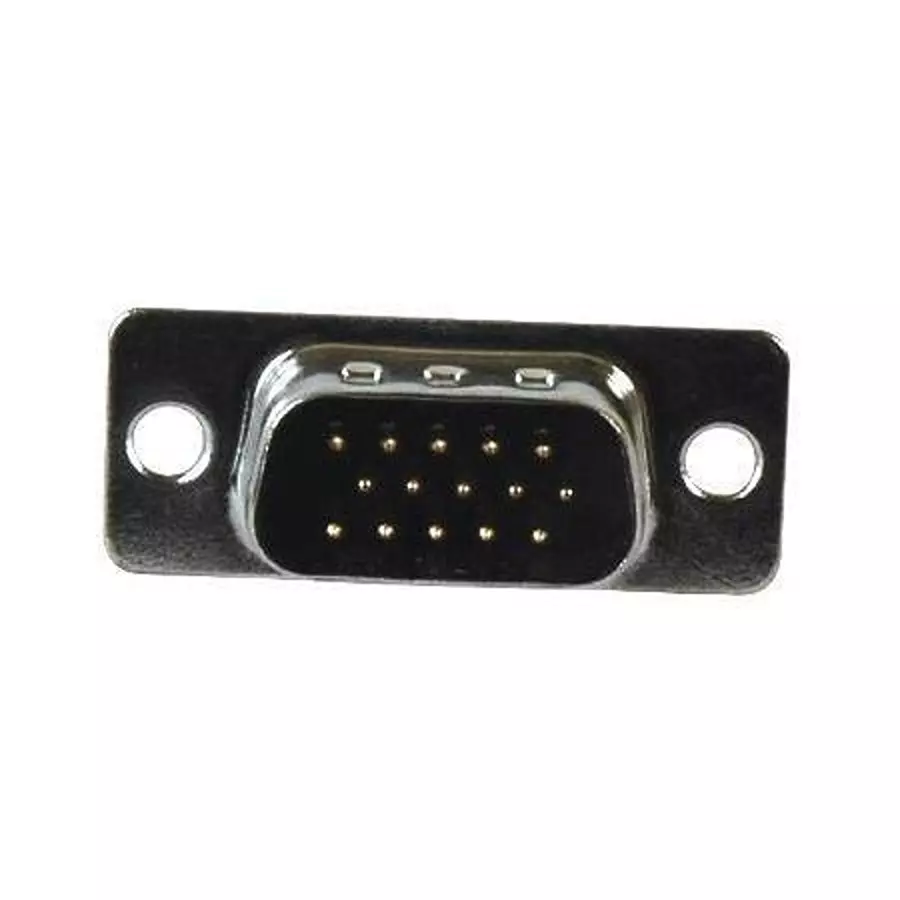 MCM 15 Pin HD Male Solder Type Series ?D? Sub Connector, 83-2270