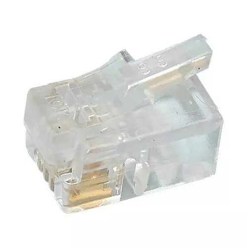 STEWART CONNECTOR CONNECTOR, RJ10, PLUG, 4P4C, CRIMP, 940-SP-3044