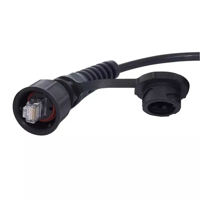 STEWART CONNECTOR SEALED ENET, RJ45, PLUG, 8POS, CABLE, SS-39400-005