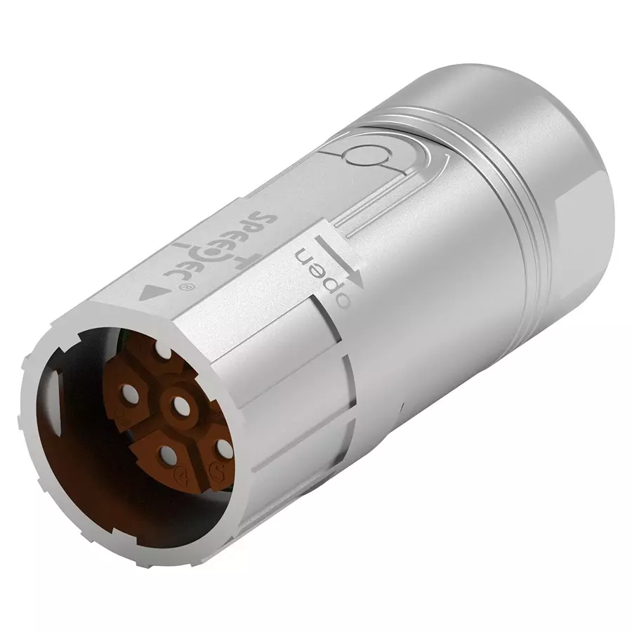 INTERCONTEC - TE CONNECTIVITY CIRCULAR CONN, PLUG, 6POS, CABLE, BSTA107NN00480136000