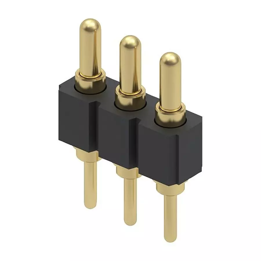 MILL-MAX CONNECTOR, HEADER, 3POS, 1ROW, 2.54MM, 825-22-003-10-001101