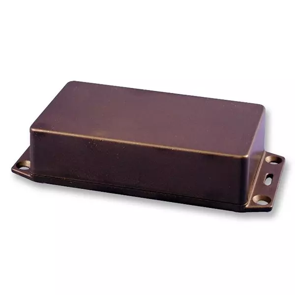 HAMMOND Plastic Enclosures ENCLOSURE, MULTIPURPOSE, FLNG LID, 1591XXSSFLBK