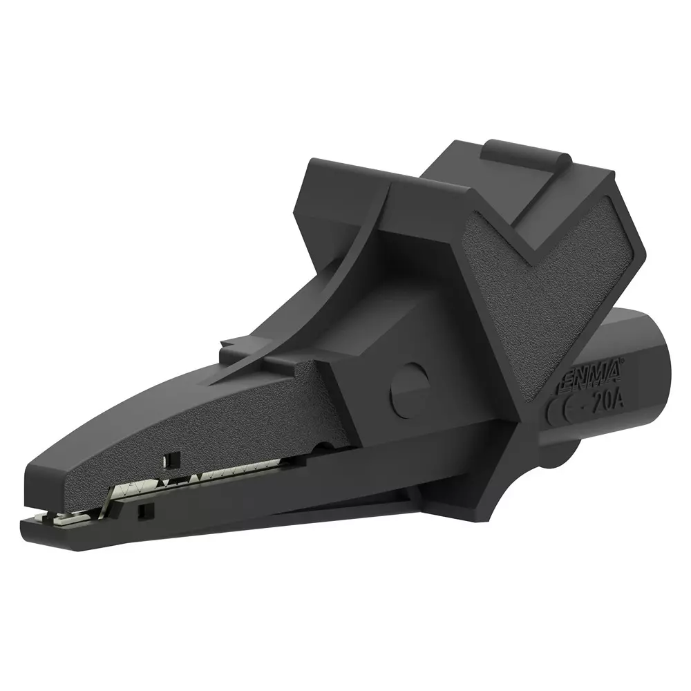 MULTICOMP PRO Alligator / Crocodile Clips ALLIGATOR CLIP, FULLY INSULATED BLACK, 76-126
