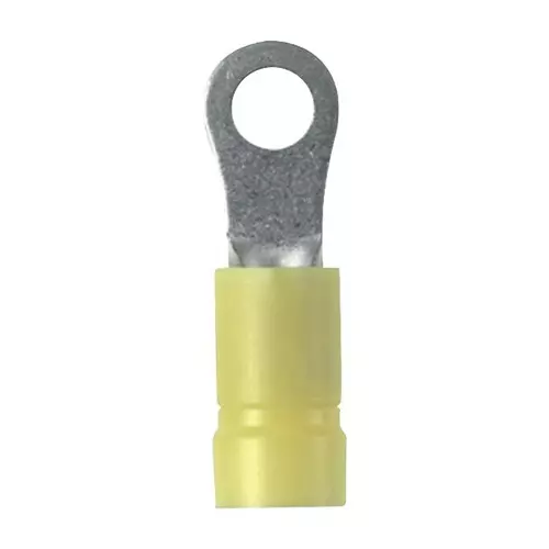 PANDUIT Ring Crimp Terminals TERMINAL, RING TONGUE, M10, 10AWG, YEL, PV10-38R-D