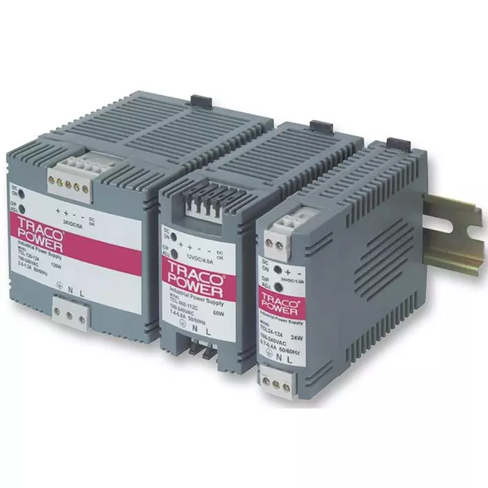 TRACO POWER AC / DC DIN Rail Mount Power Supplies PSU, DIN RAIL, 120W, 12V, TCL 120-112