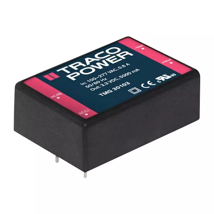 TRACO POWER AC / DC PCB Mount Power Supplies POWER SUPPLY, AC-DC, 24V, 1.25A, TMG 30124
