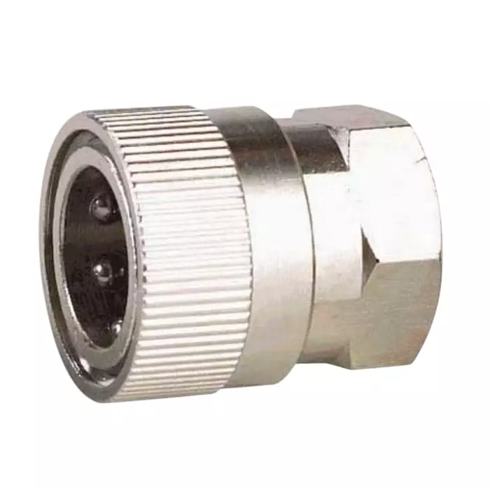 Nito Hose Connector Straight Stainless Steel Female 9.53 mm (3/8 Inch) 390 bar, 65500I3 (Pack of 10)